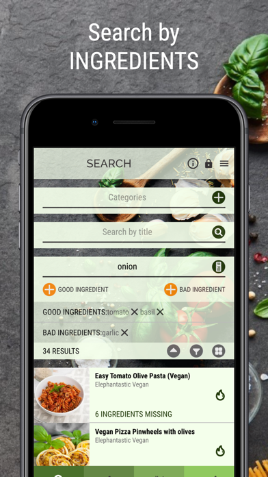 Screenshot #2 pour Vegan Recipe Browser