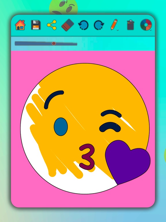 My Emoji coloring book game iPad screenshot 4 - Entertainment app