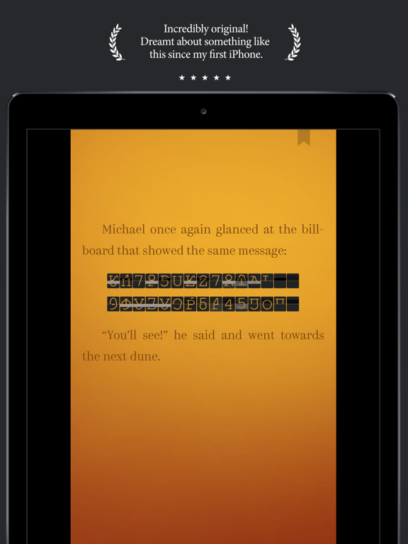 Maginary. Adventure text book. iPad app afbeelding 3