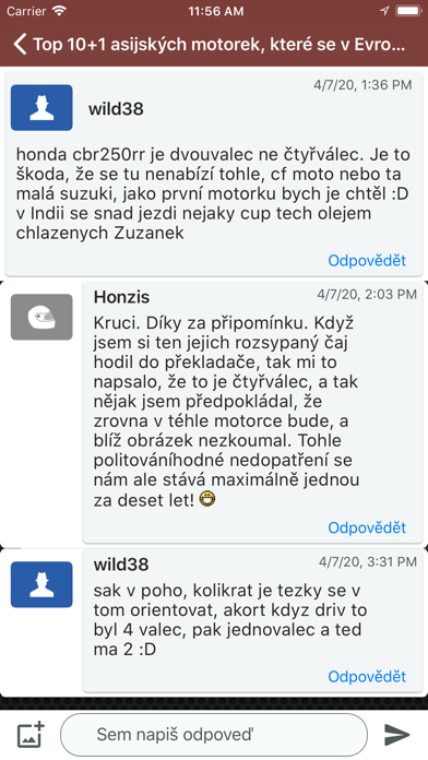 Motorkari.cz Screenshot