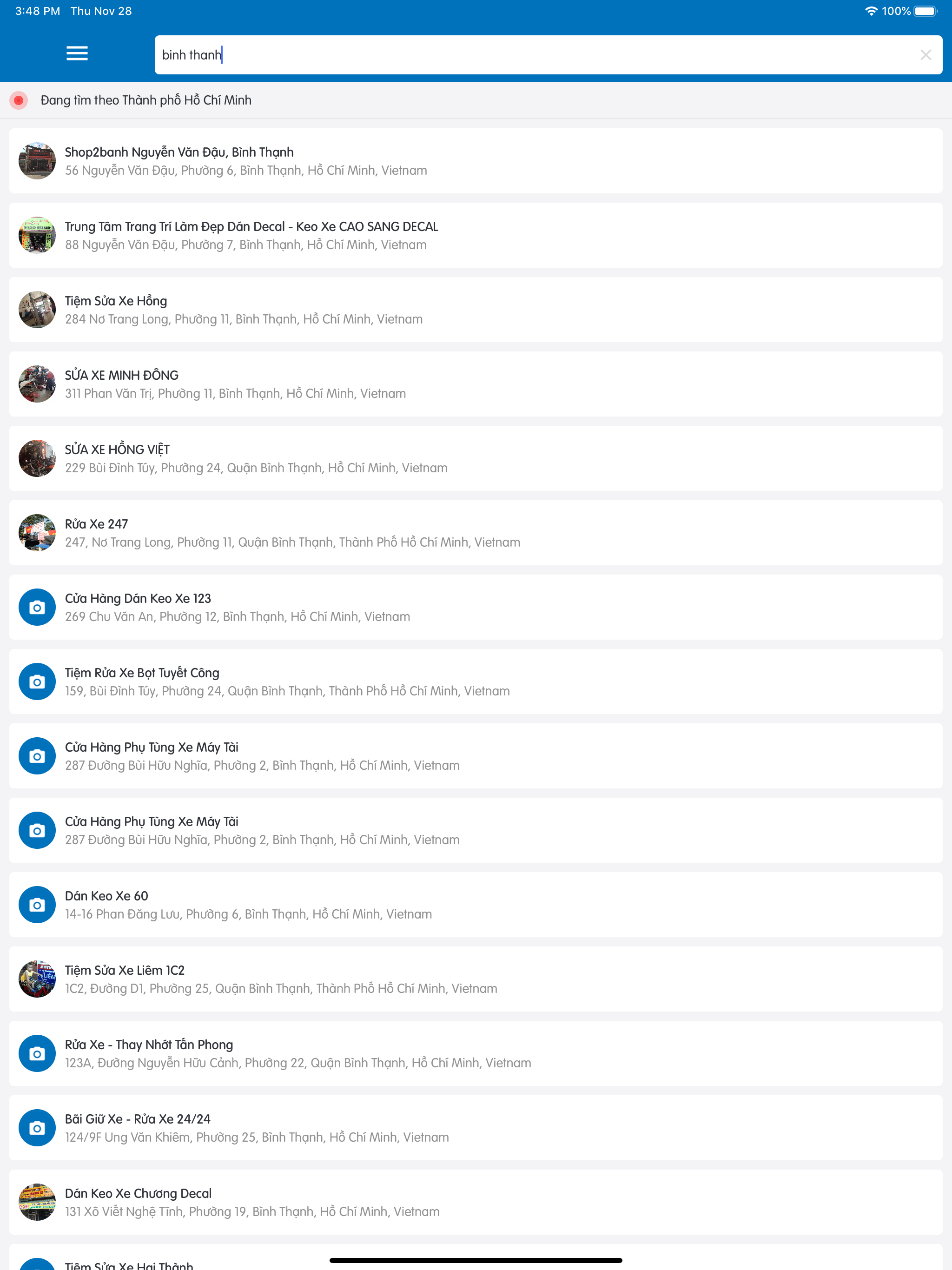 Moga - Tìm địa điểm sửa xe screenshot 12