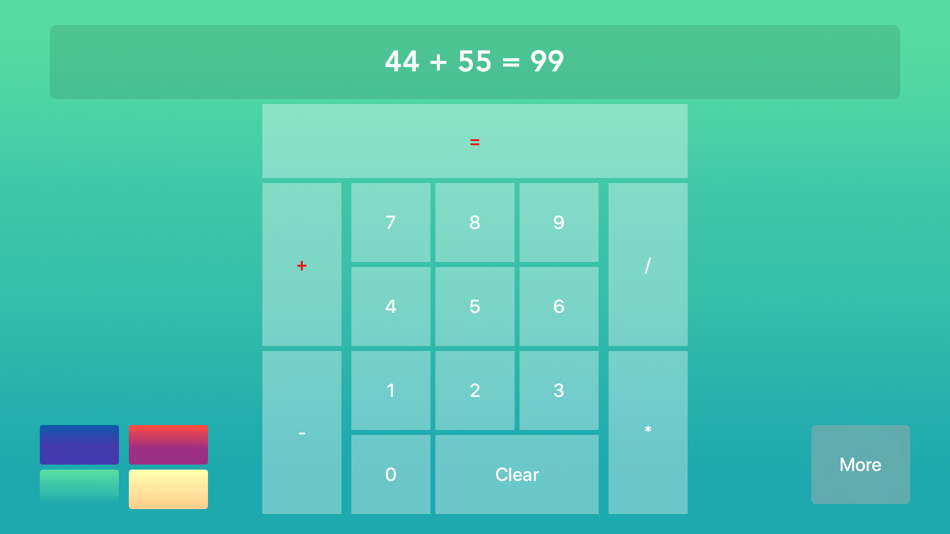 #1. Calculator Basic HD (iOS) 由: Illés László