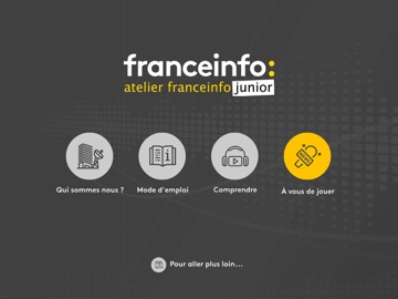 Atelier franceinfo junior iPad screenshot