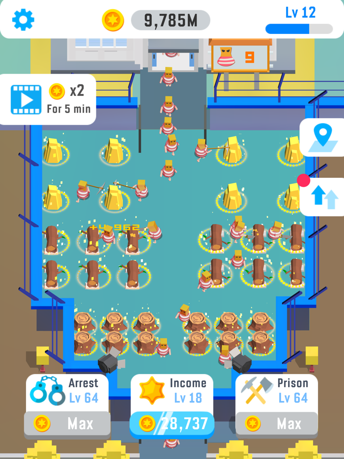 Idle Police and Thief