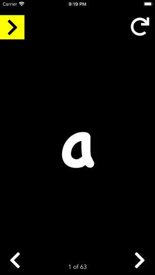 Captura de pantalla de Letters & Numbers en iPhone 1