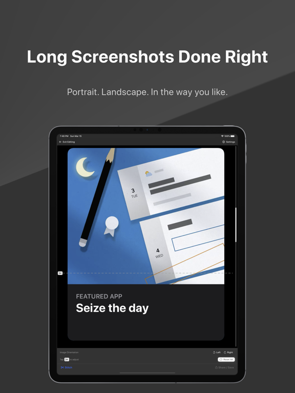 Pics21 iPad screenshot 1 - Productivity app