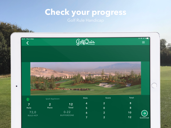 GolfQuis iPad screenshot 5 - Sports app