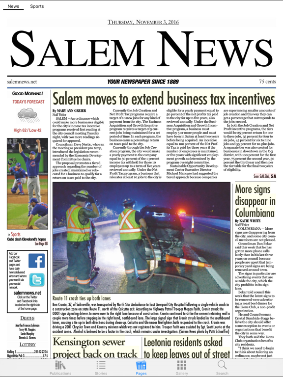Screenshot #4 pour The Salem News All Access