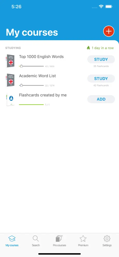Learn English - Voc App