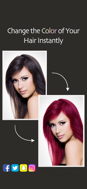 Hair Color Booth Screenshot