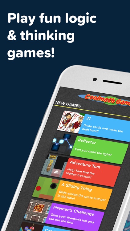 Coolmath Games - Hey Coolmath fans! Did you know that we have an iOS app?  We've got over 25 great mobile games that you can play on the go, like Block  the