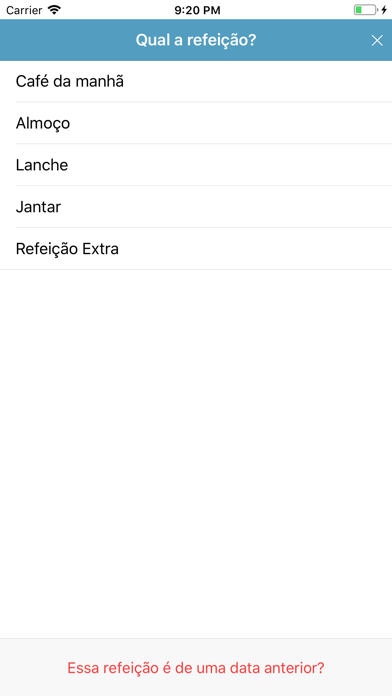 Contagem de Carboidratos - SBD Screenshot