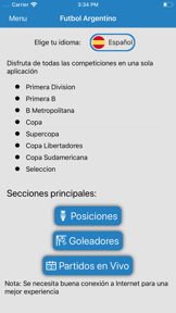 Futbol Argentino en vivo screenshot