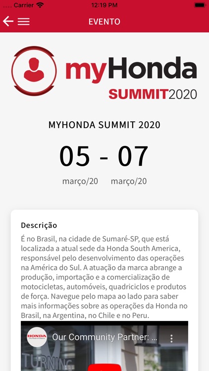 myHonda Summit 2020 screenshot-3