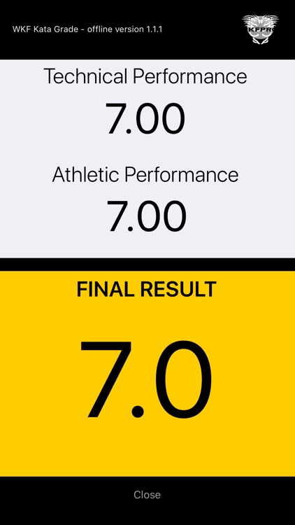 WKF Kata Grade by UKFPRO