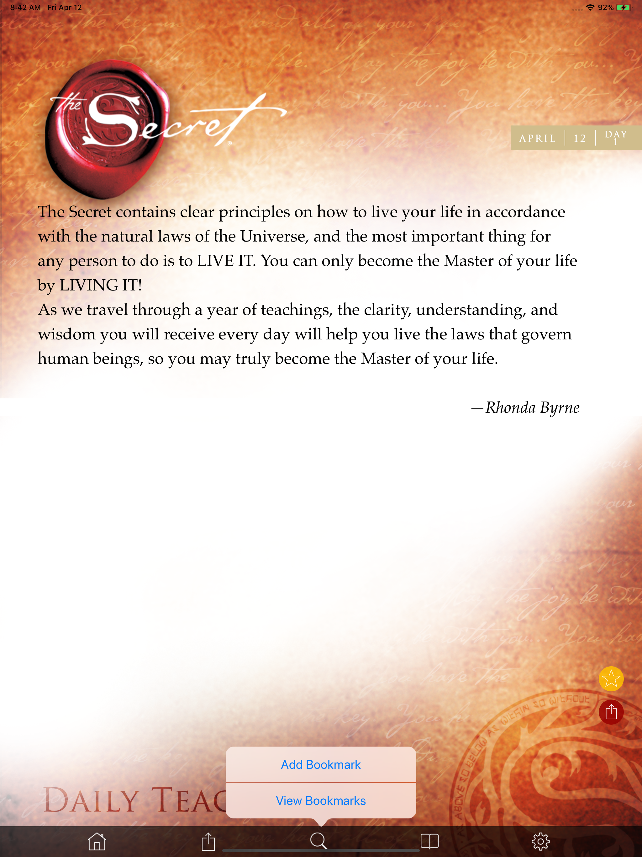 The Secret Daily Teachings