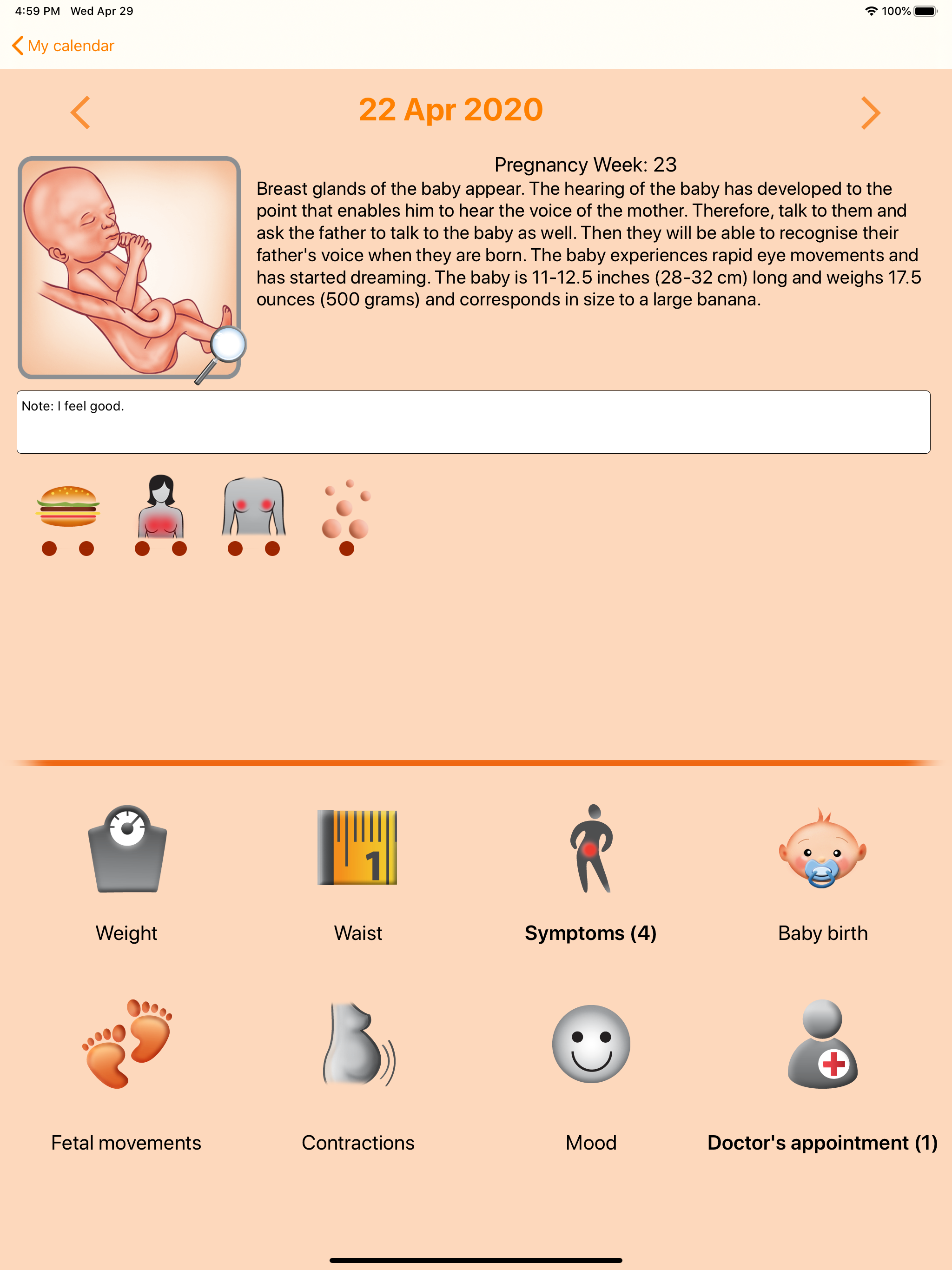 WomanLog Pregnancy Pro screenshot 7