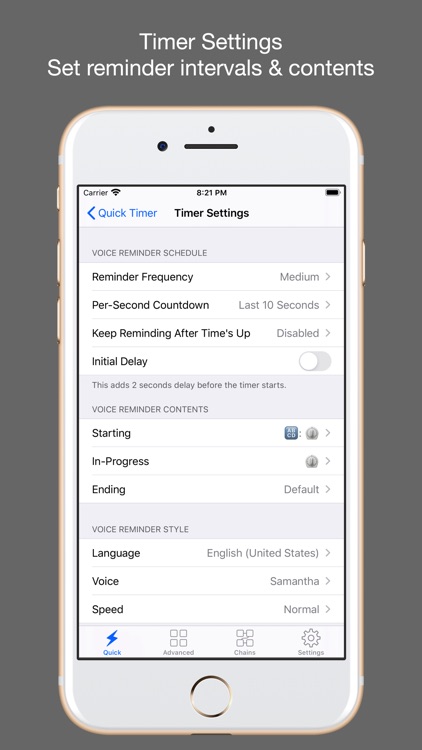 1Timer Lite - Voice Timer screenshot-4