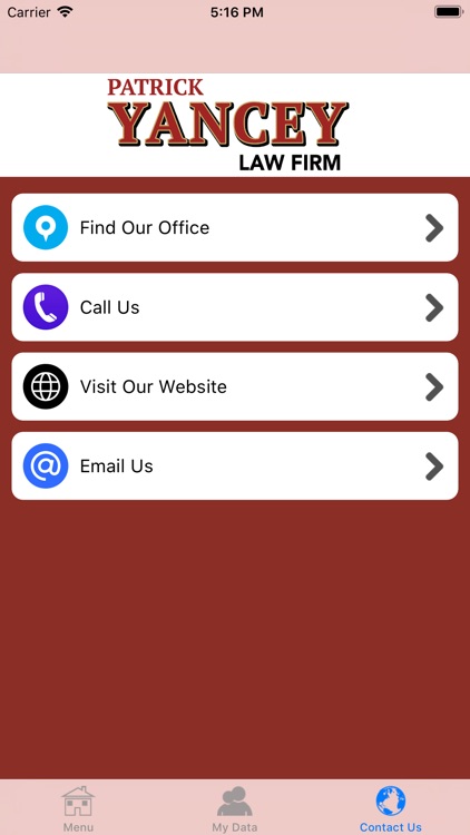 Patrick Yancey Law Injury App screenshot-3