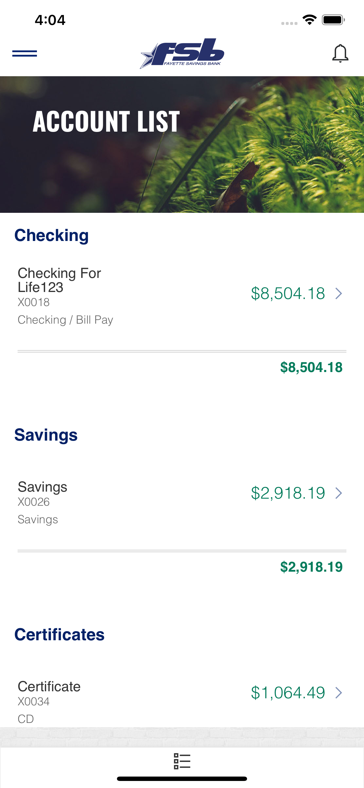 Fayette Savings Bank