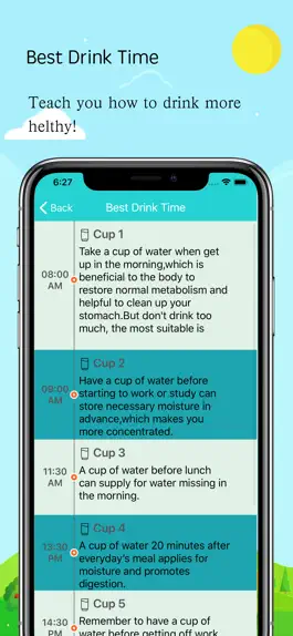 Game screenshot iDrink-drink water reminder apk