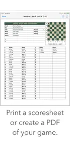 Chess Score Pad screenshot #6 for iPhone