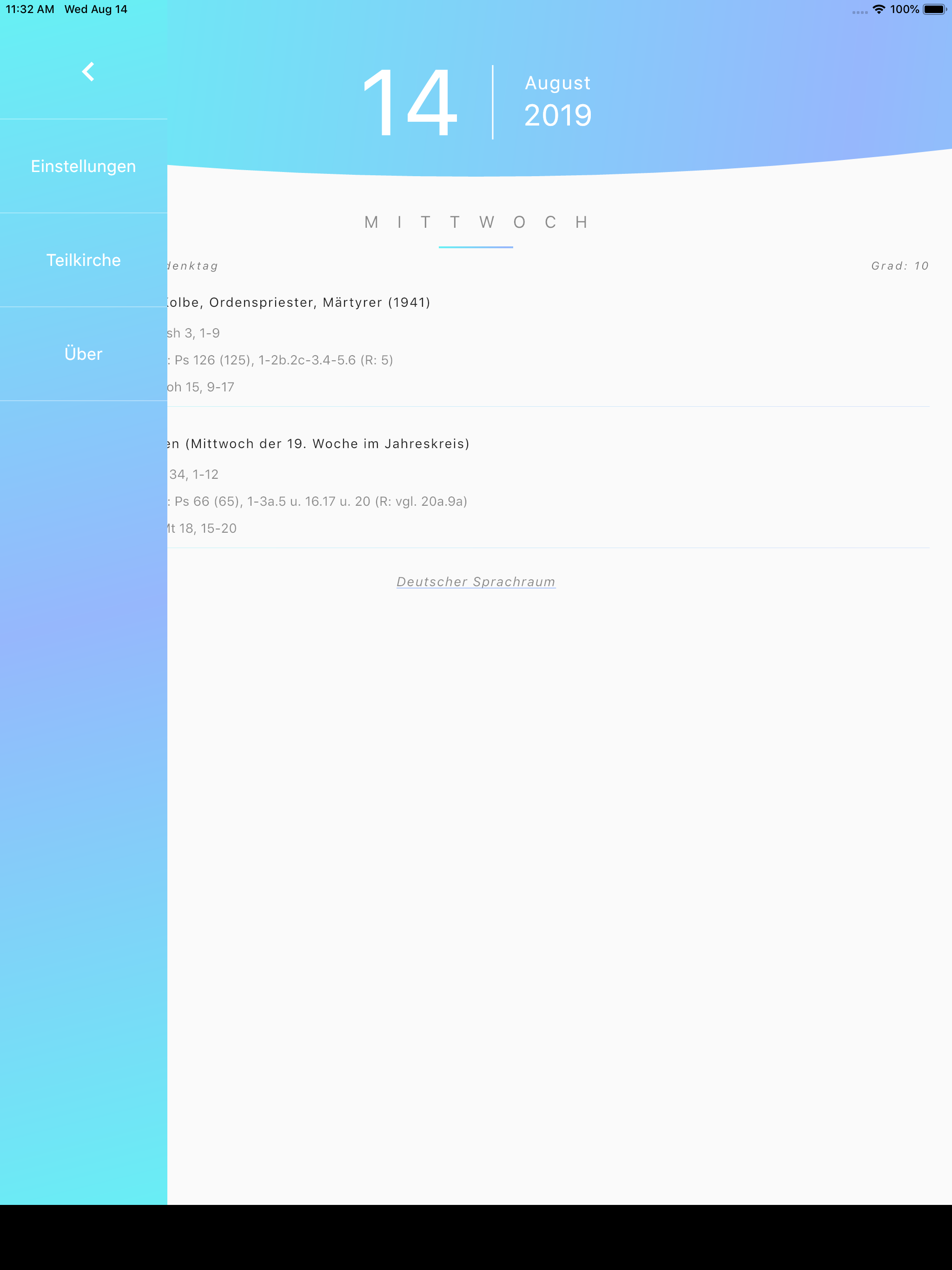 Liturgischer Kalender Immerwäh screenshot 11