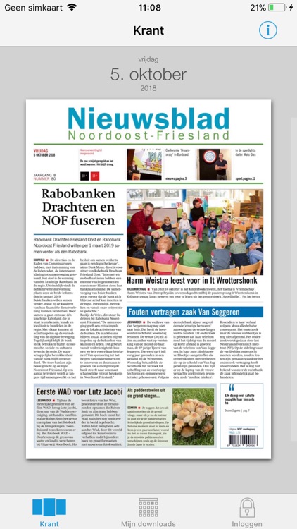 Nieuwsblad Noordoost Friesland