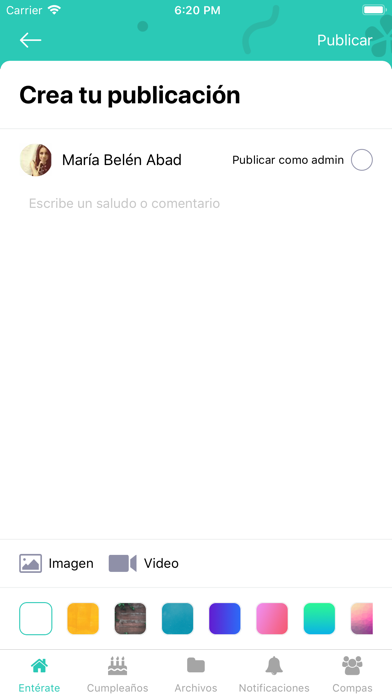Jardín Azuayo Intranet Screenshot