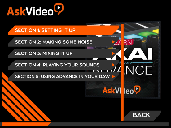 Screenshot #5 pour Video Manual For AKAI Advance