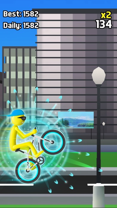 Stickman Bike Wheelie screenshot 4