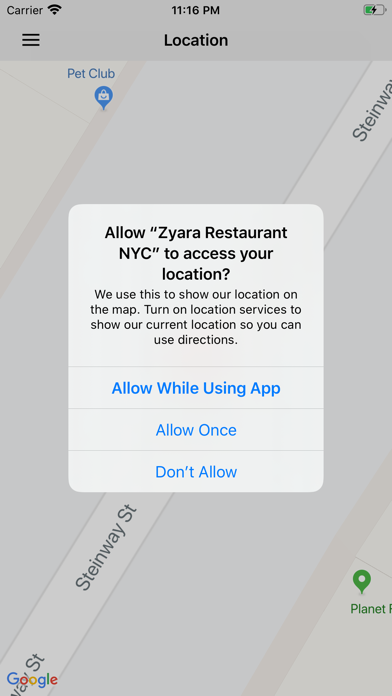 App screenshot