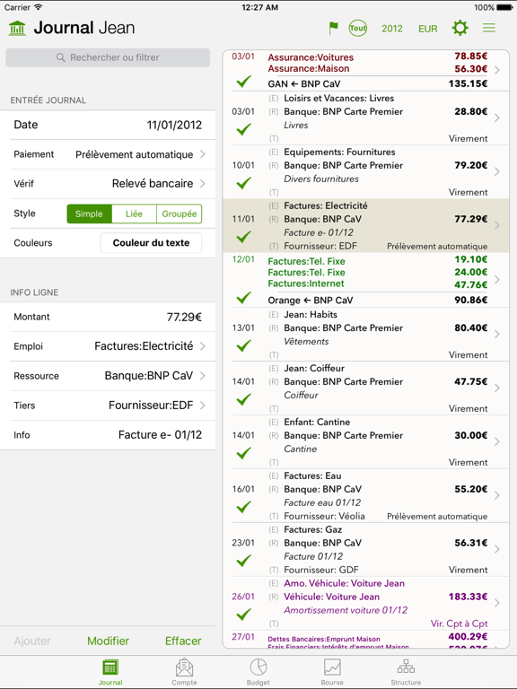 Screenshot #4 pour BudgetInMind