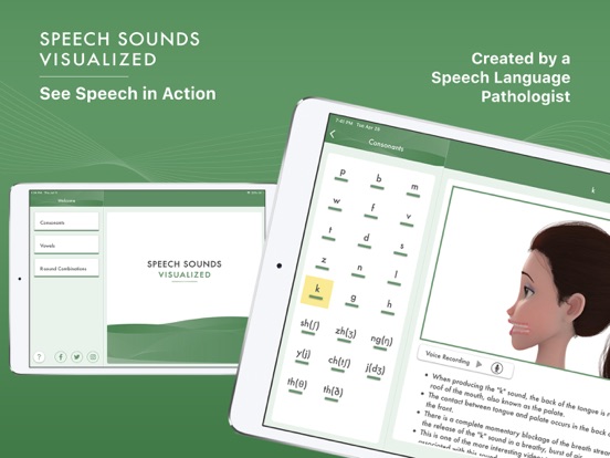 Screenshot #1 for Speech Sounds Visualized