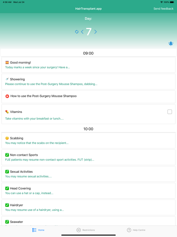 Screenshot #4 pour Hair Transplant App