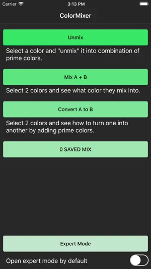 ColorMixer Mix Unmix & Convert screenshot 1