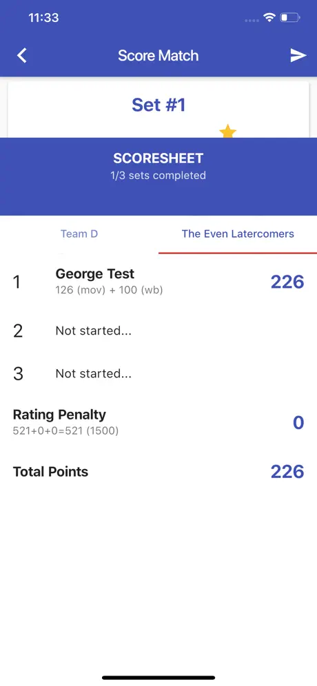 USAPL Scoring App