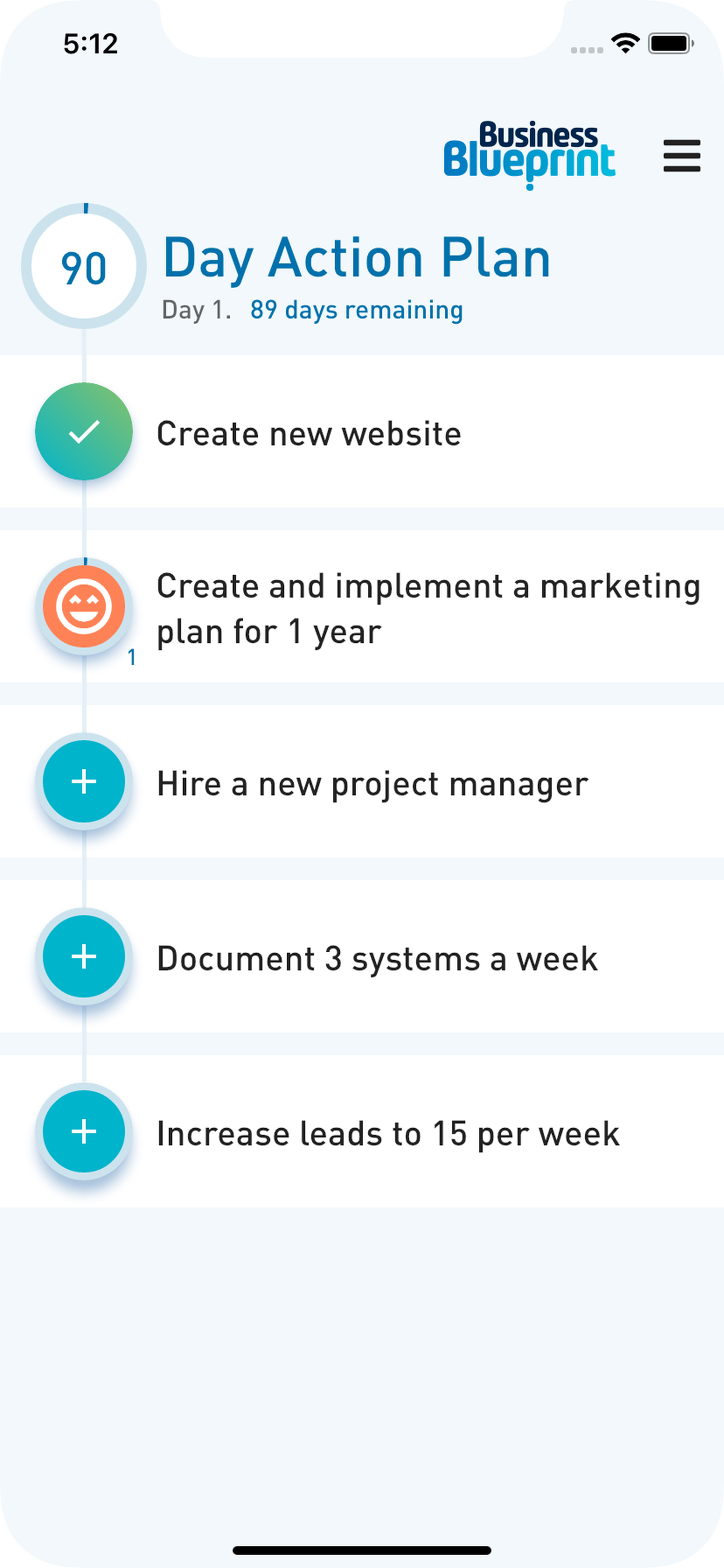 90 Day Action Plan
