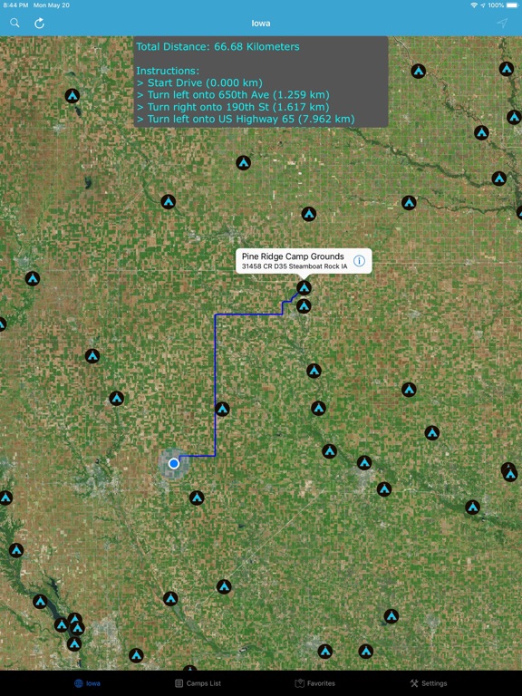 Screenshot #5 pour Iowa – Campgrounds & RV Parks