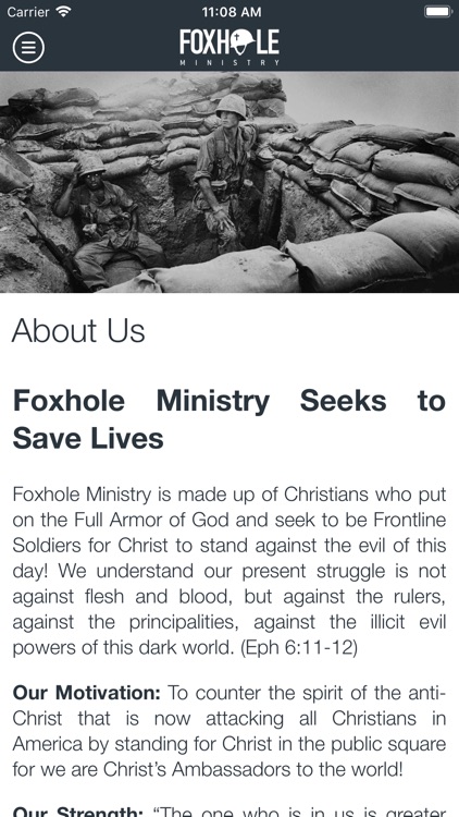 Foxhole Ministry