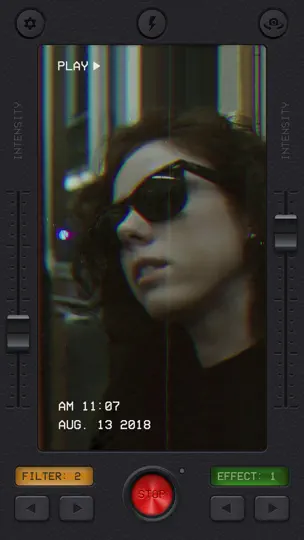 Capture d'écran de VHS Cam: Effet Video Vintage sur iPhone 3