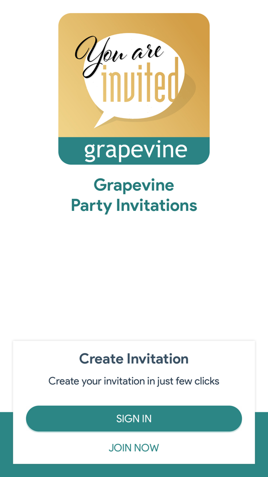 #2. Grapevine Party Invitations (iOS) 由: grapevine.nu