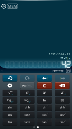 Calculator HD++ screenshot 1