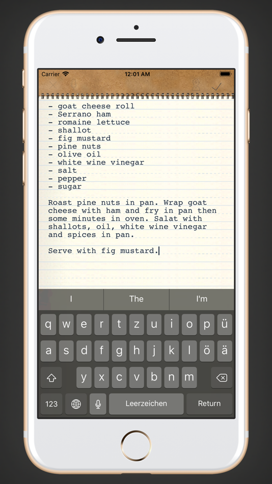 #7. memono Notepad (iOS) 来自: Dennis Ebbinghaus