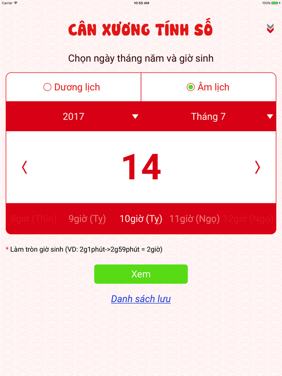 Screenshot #4 pour Tử Vi Lượng Chỉ