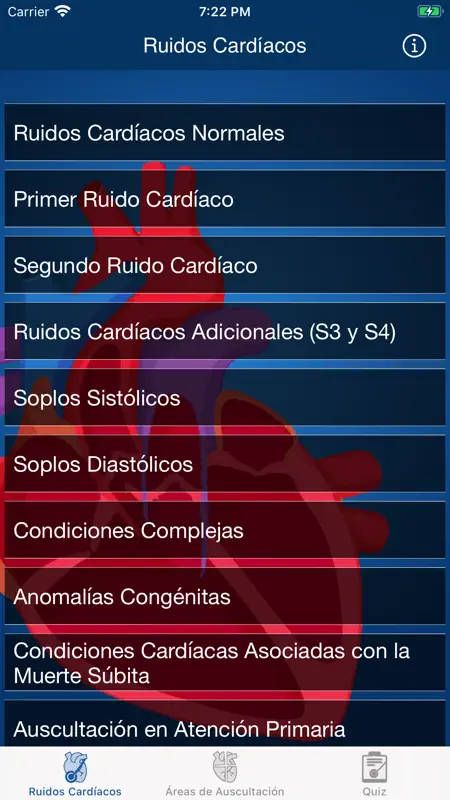Heart Sounds Auscultation screenshot 1 of 6