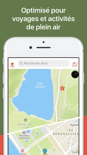 Capture d'écran de CityMaps2Go Cartes Hors-ligne sur iPhone 2