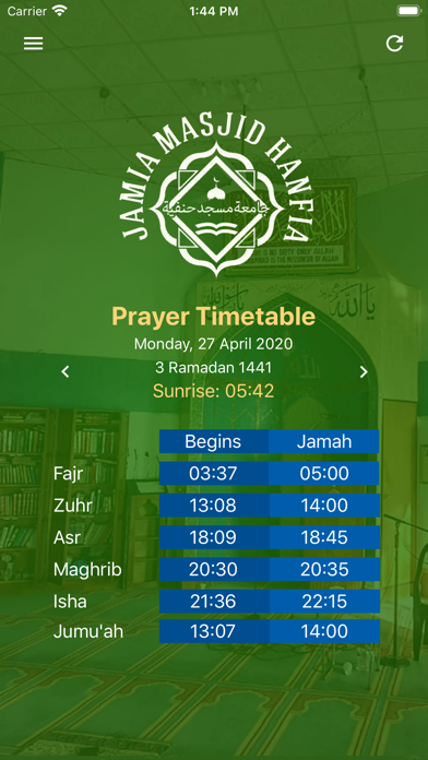 Screenshot #2 pour Jamia Masjid Hanfia (Bradford)