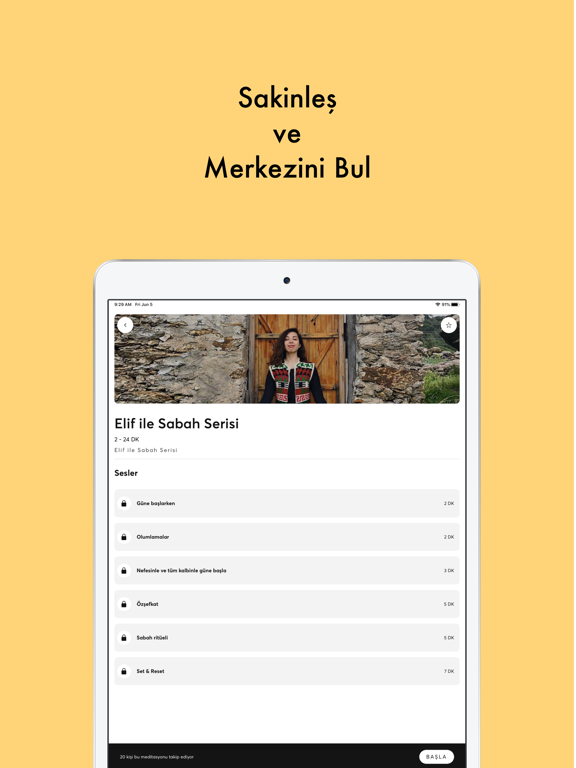 Om Meditasyon: Mindfulness iPad screenshot