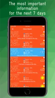 Simple and Colorful Weather iphone bilder 0